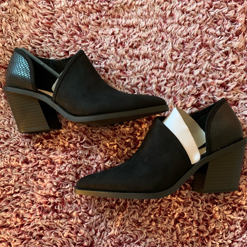 Brand new JustFab Here and There D’Orsay booties